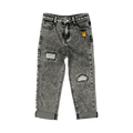 ROCK YOUR BABY KEITH RIPPED JEANS CHARCOAL