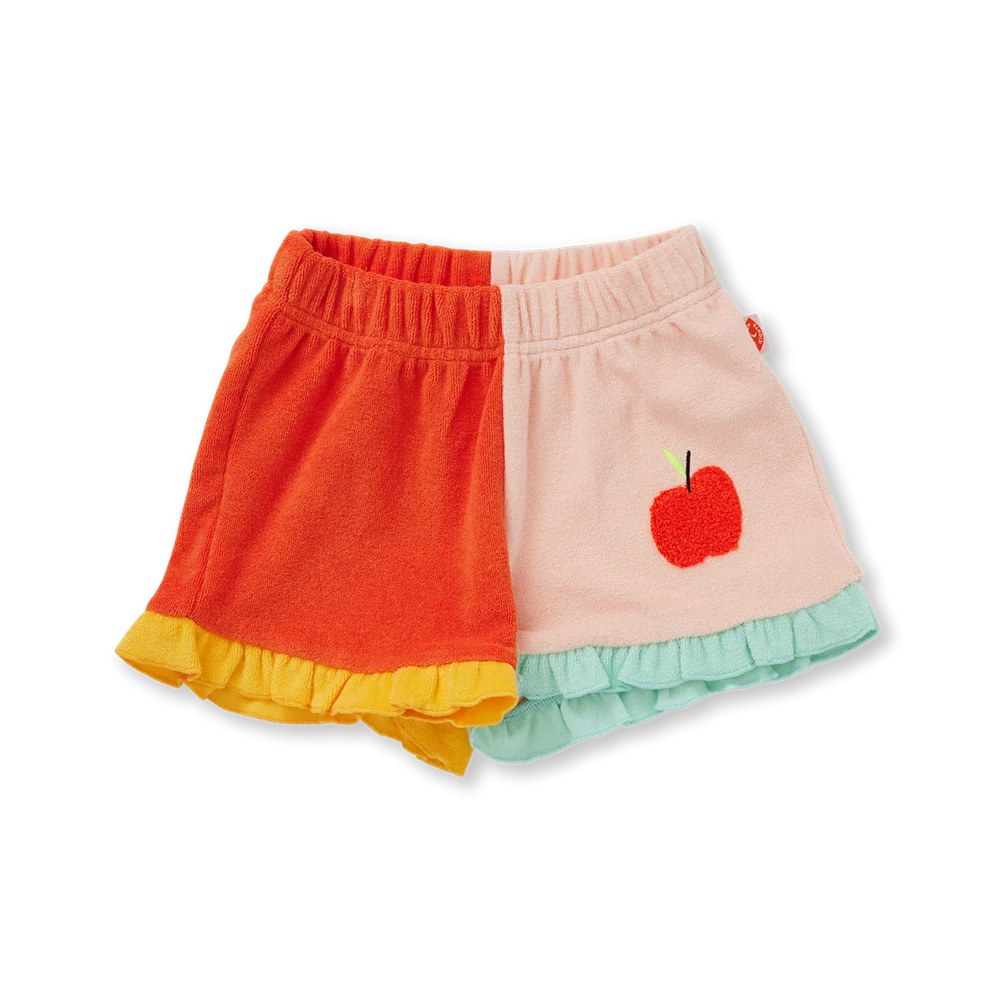 HALCYON NIGHTS TERRY FRILL SHORTS TINY ORCHARD