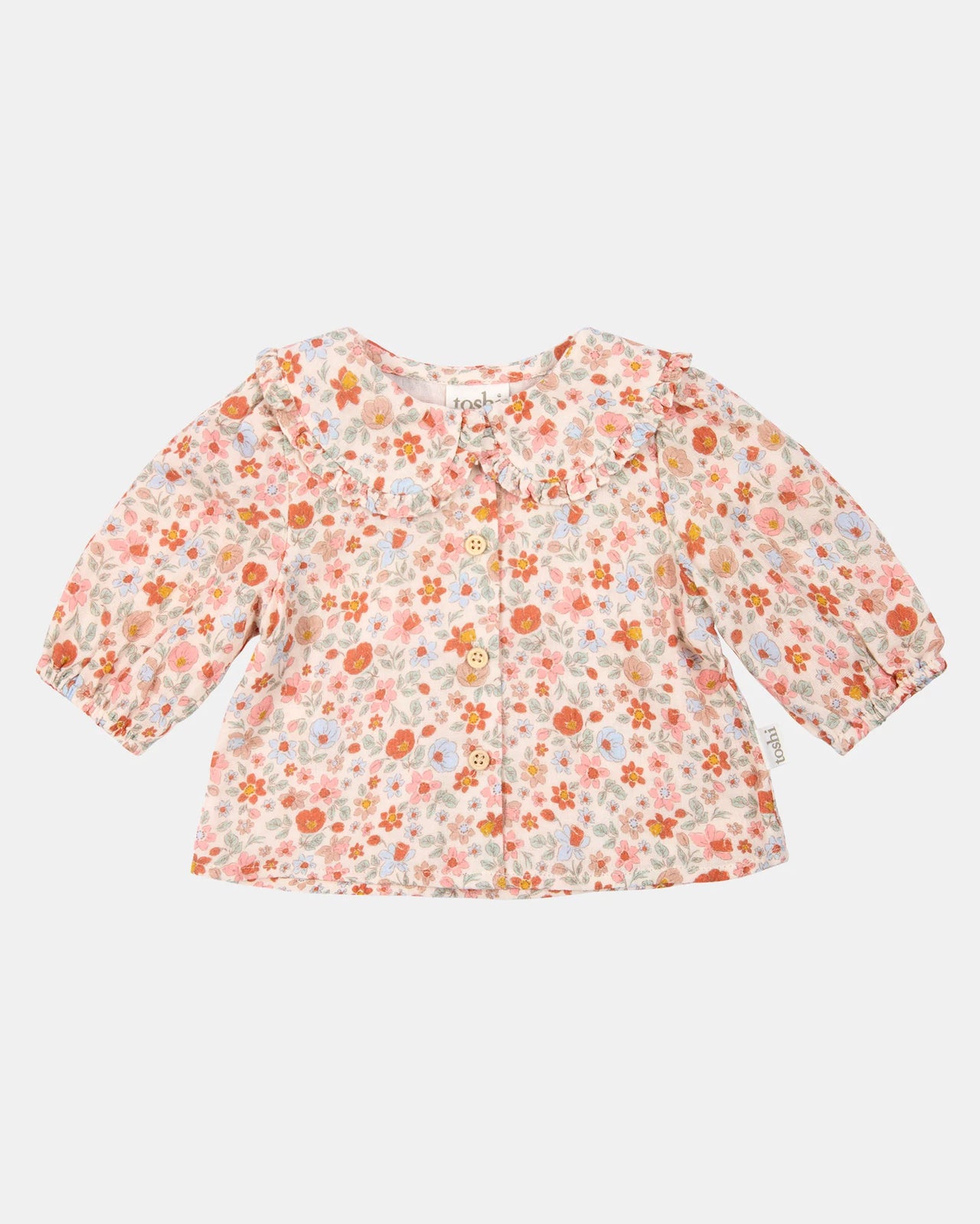 TOSHI BABY BLOUSE PETER PAN ROSIE PINK