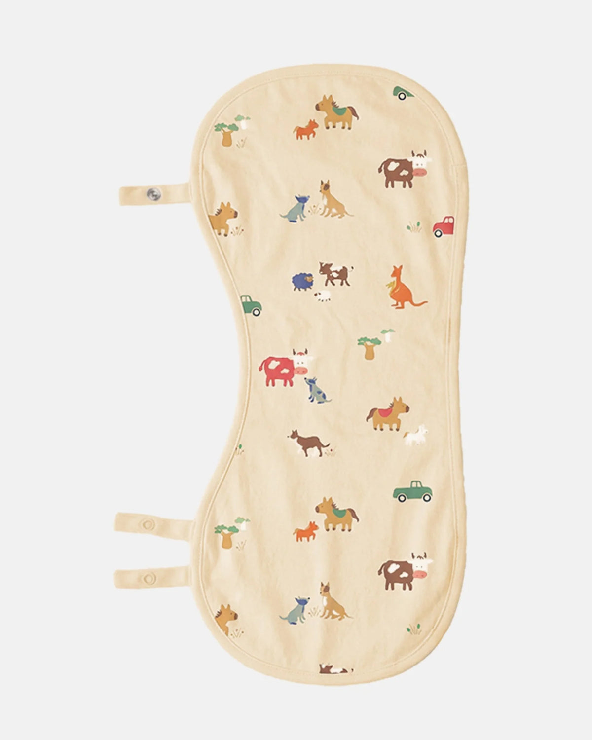 TOSHI BABY BURP CLOTH ARCADIA STATION HANDS