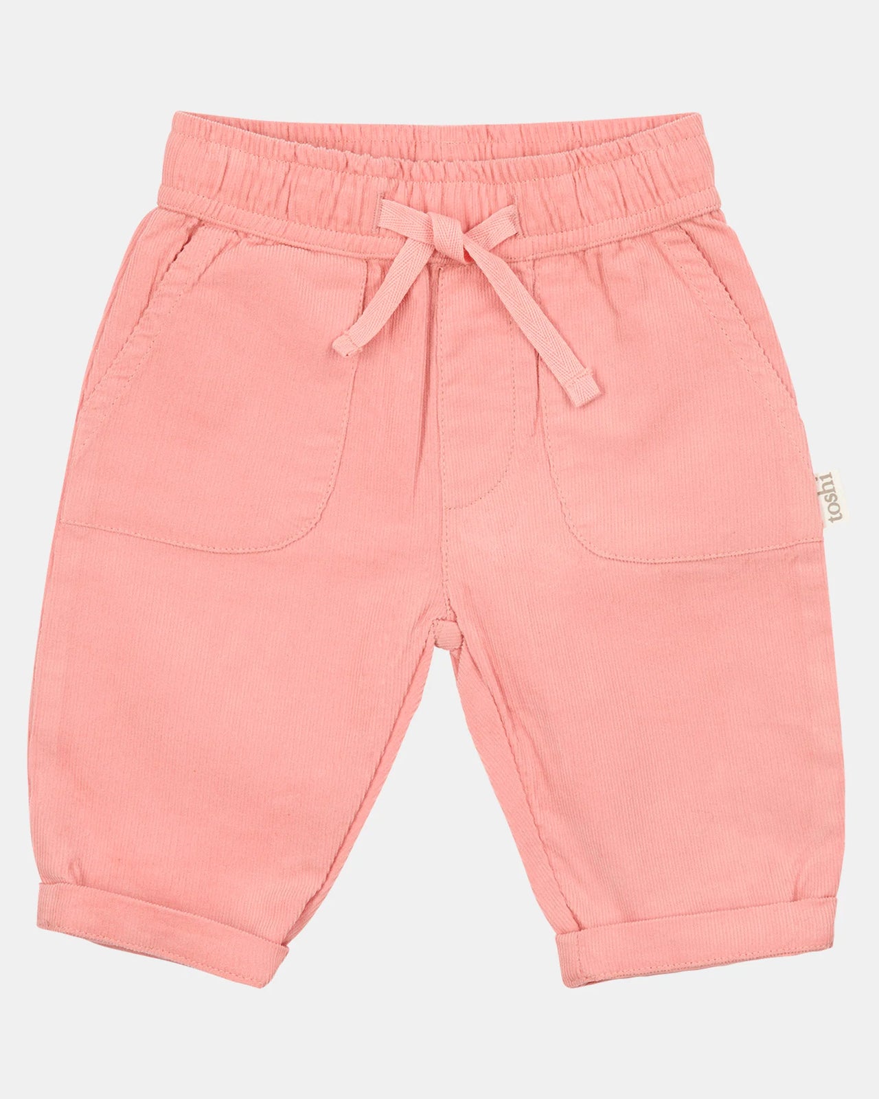 TOSHI QUINCY BABY PANTS CORD DUSTY ROSE