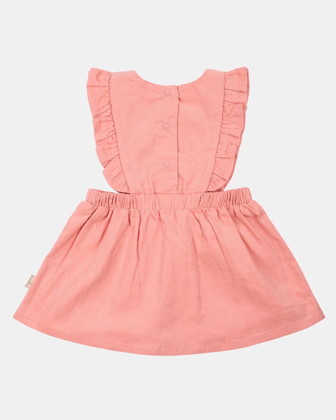 TOSHI QUINCY CORD PINAFORE DUSTY ROSE