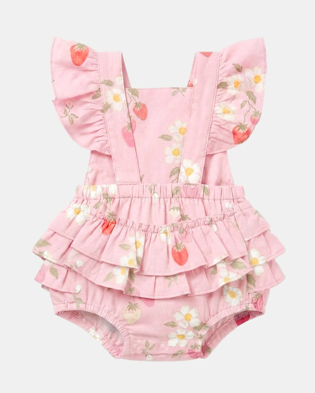 TOSHI BABY ROMPER STRAWBWERRY FIELDS BLOSSOM