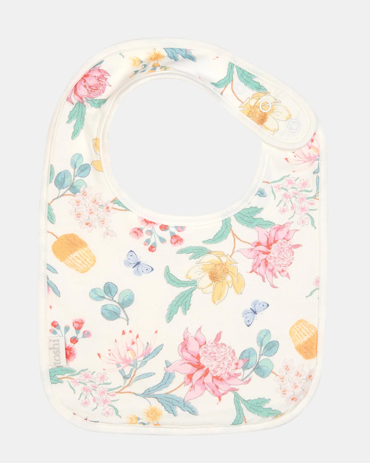 TOSHI BABY BIB DOWN UNDER - WARATAH DAWN