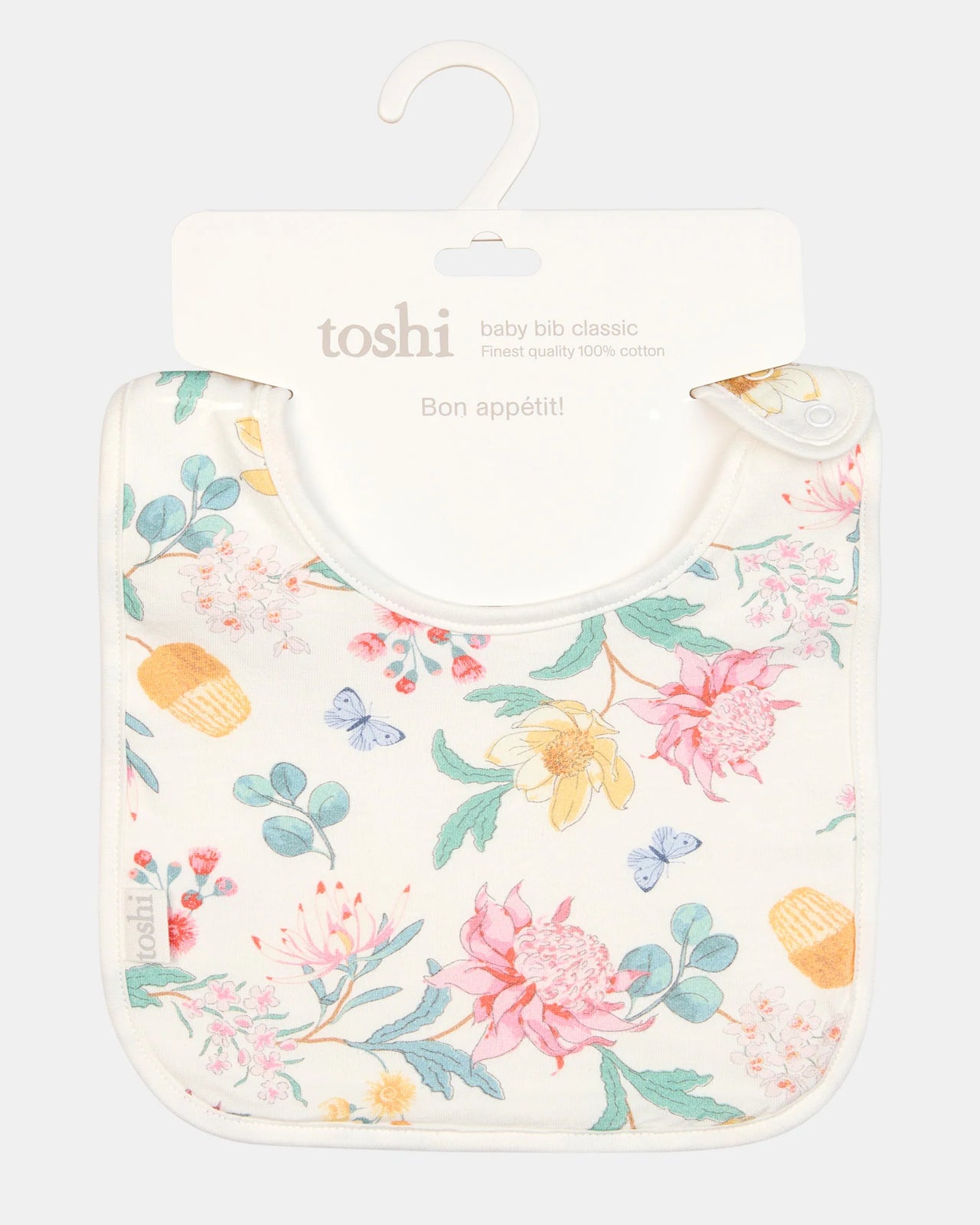 TOSHI BABY BIB DOWN UNDER - WARATAH DAWN