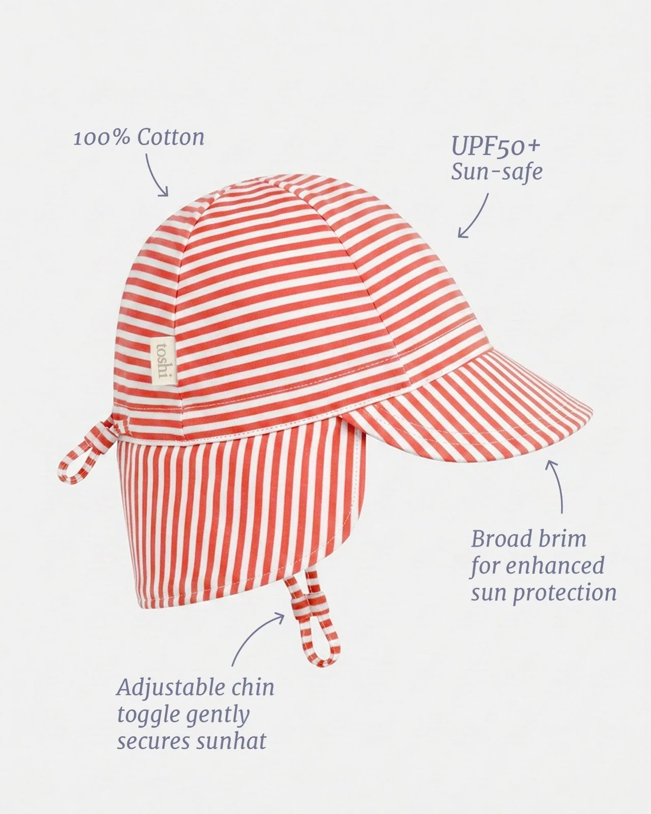 TOSHI FLAP CAP MINI LOBSTER