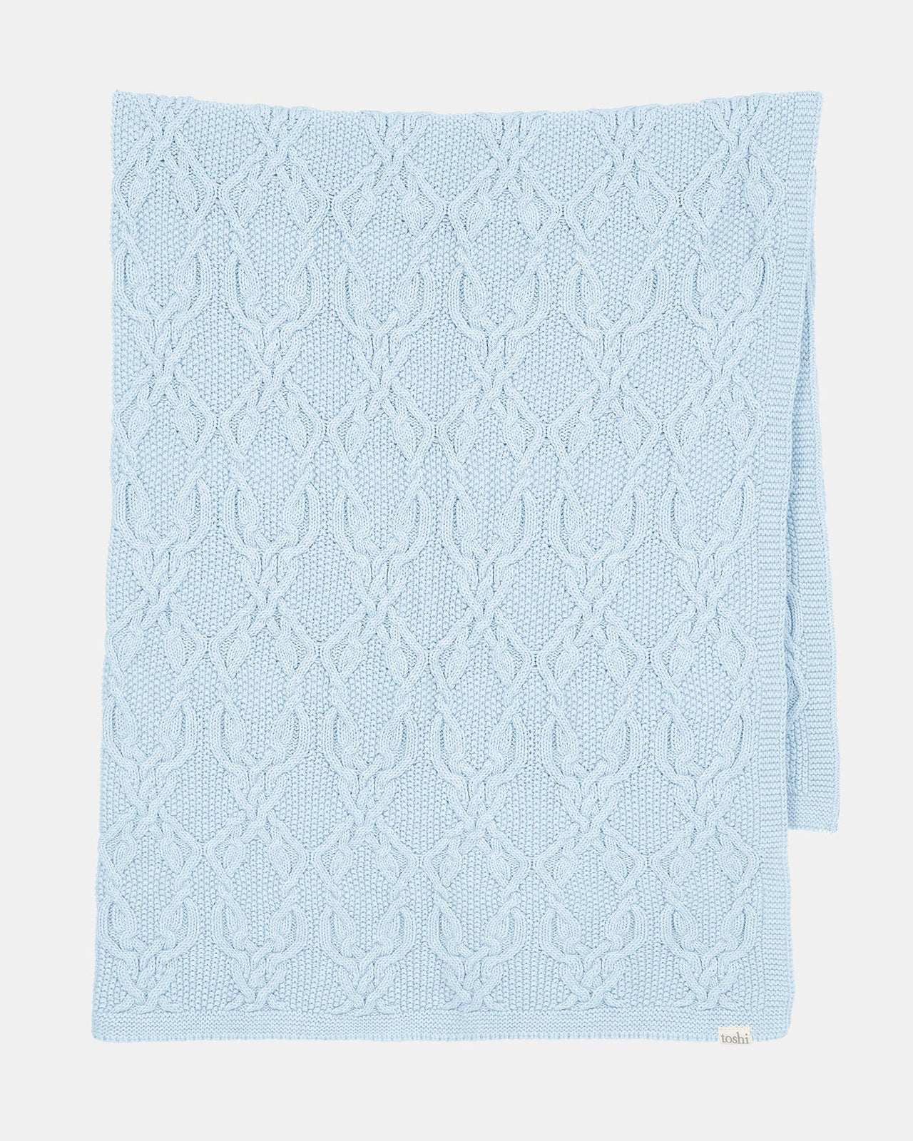 TOSHI ORGANIC BLANKET BOWIE BLUEBIRD