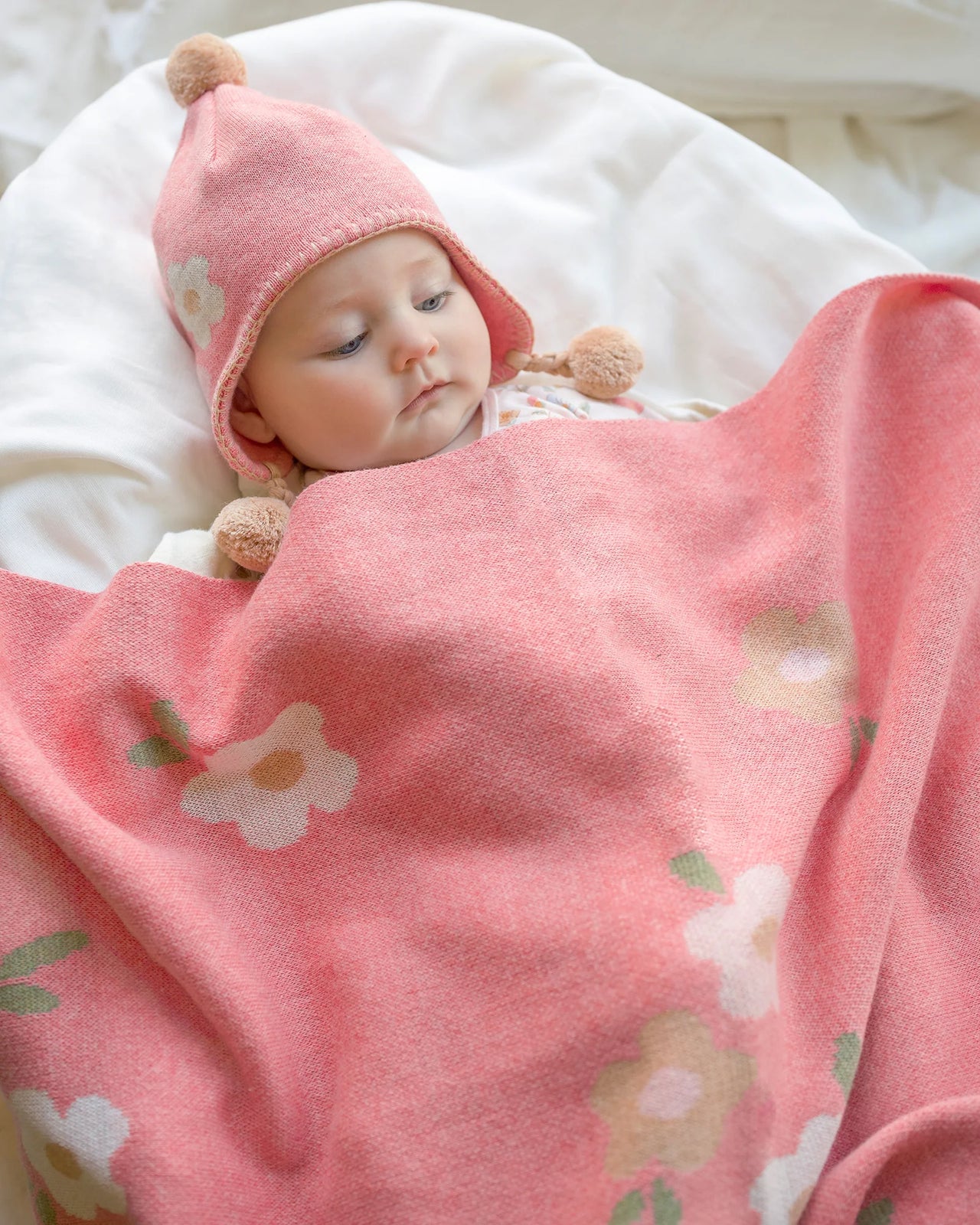TOSHI ORGANIC BLANKET MYSTICAL ROSIE POSIE