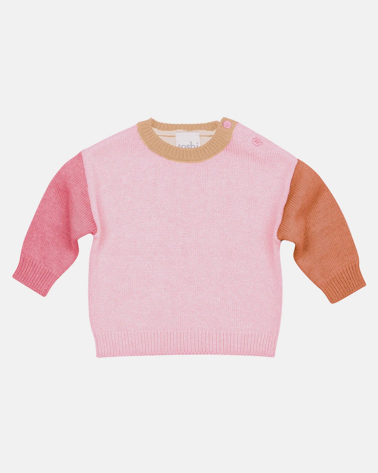 TOSHI ORGANIC PULLOVER BOBBY MISTY ROSE
