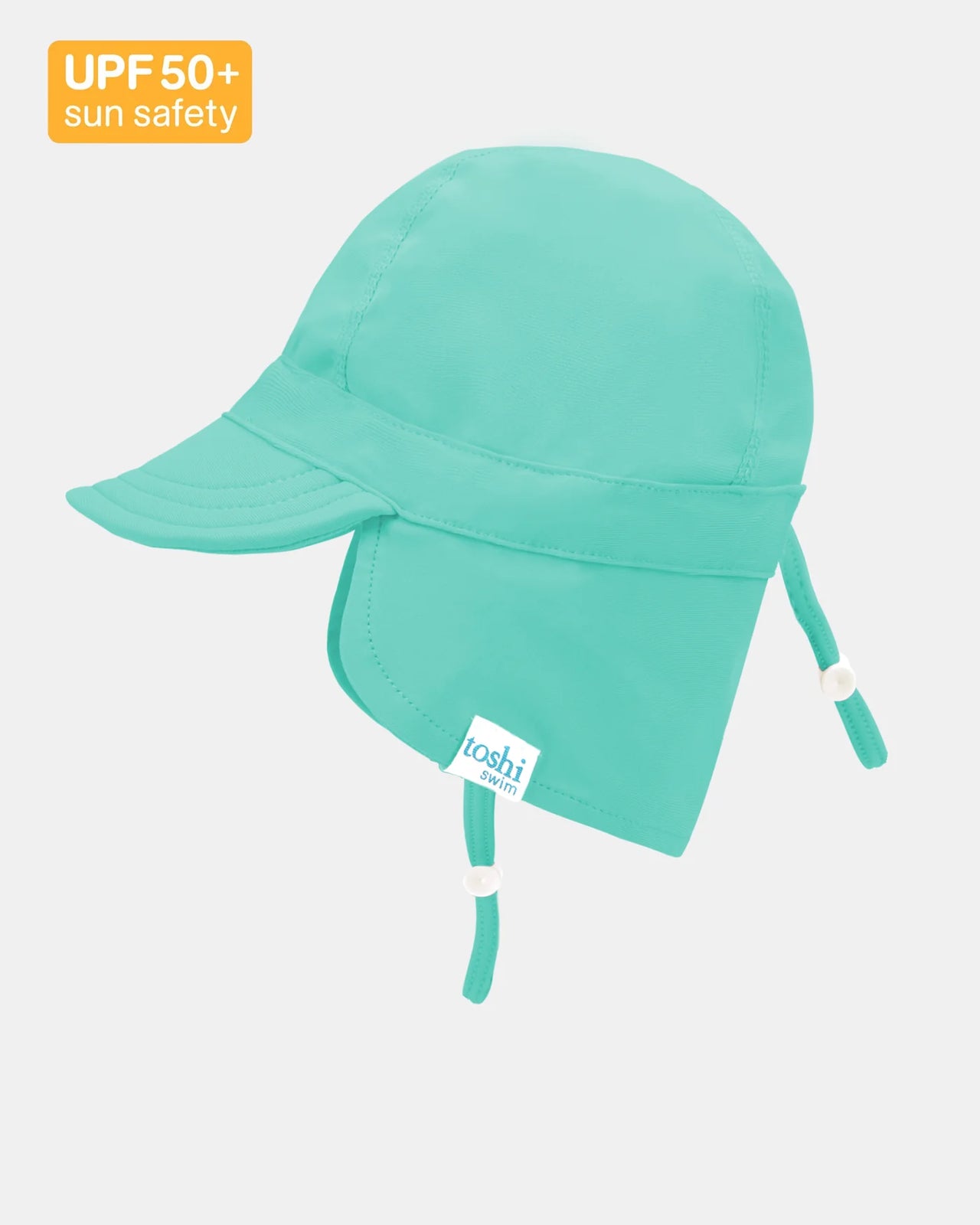 TOSHI SWIM FLAP CAP BEACHCOMBER - SEAGRASS