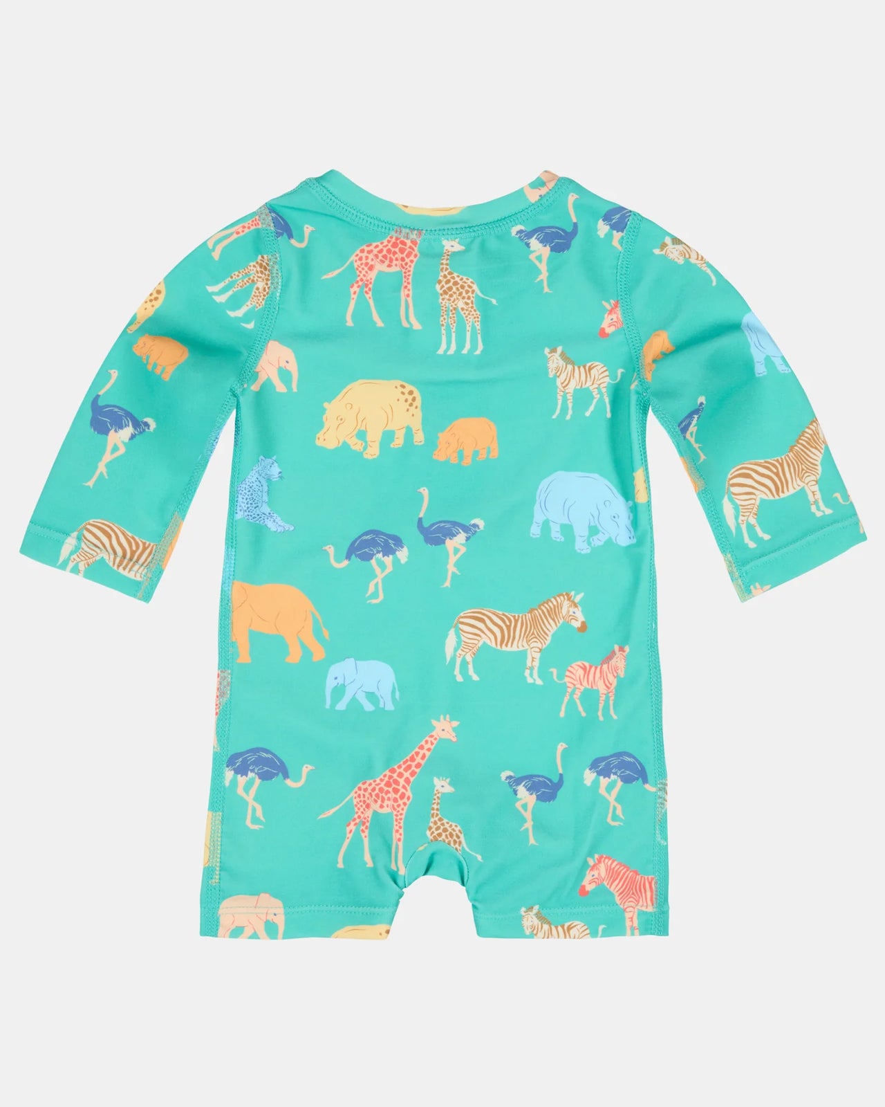 TOSHI SWIM ONESIE LS SPLASH - CONGO SEAGRASS
