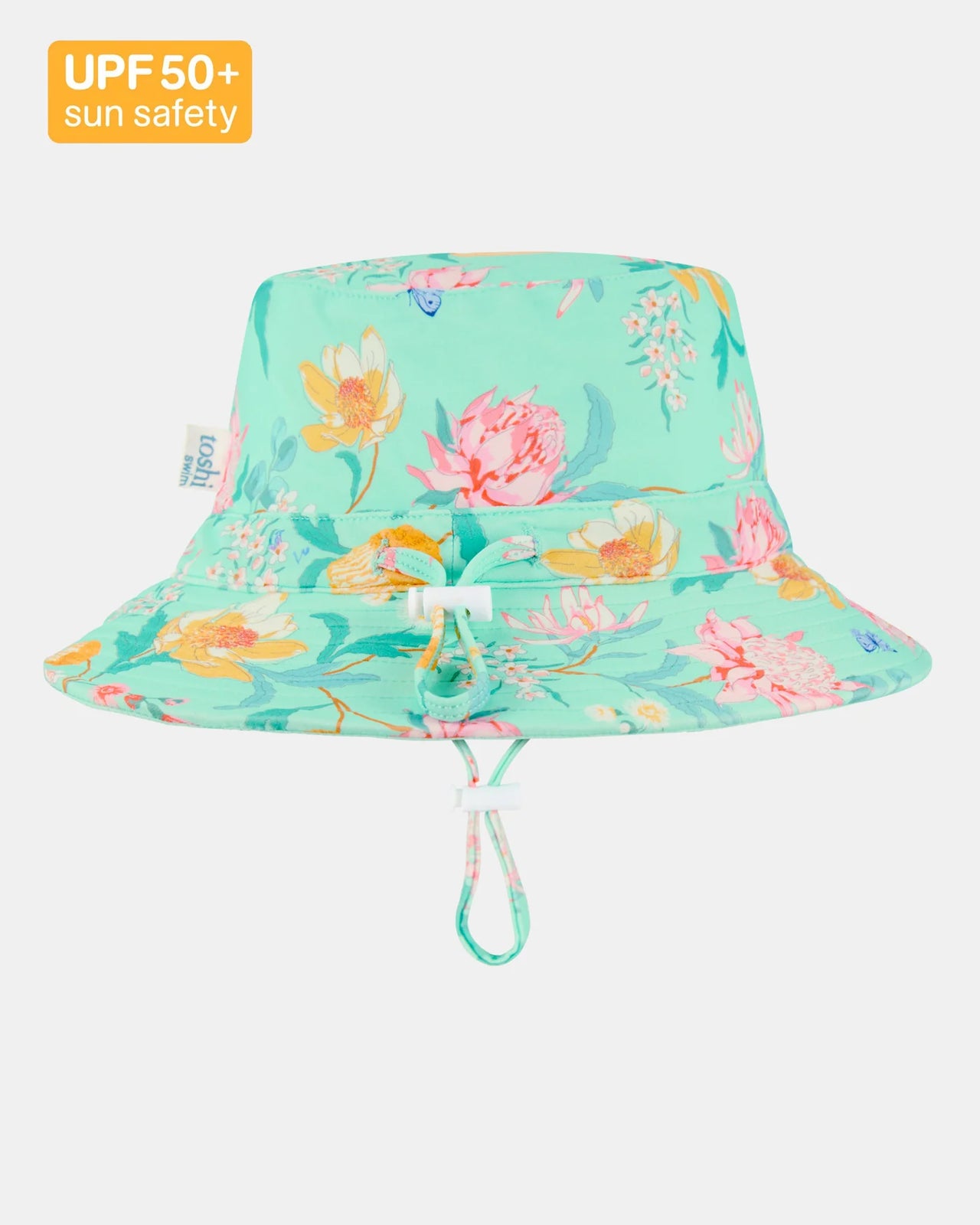 TOSHI SWIM SUNHAT PARADISE - WARATAH MINT