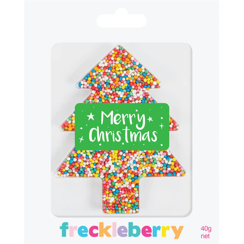 FRECKLEBERRY MILK CHOCOLATE CHRISTMAS FRECKLE TREE-MERRY CHRISTMAS