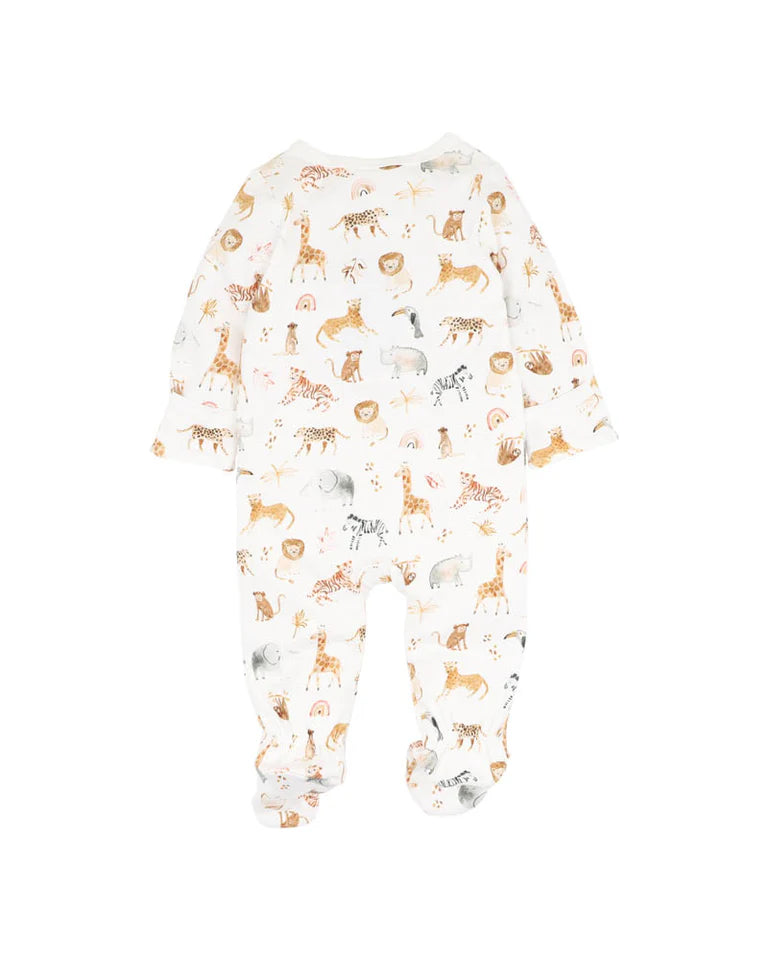 BEBE BILLIE ORGANIC LS ZIPSUIT