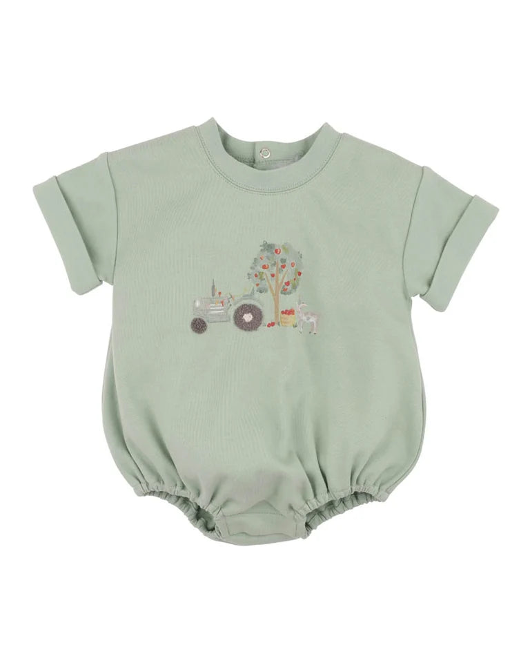 BEBE SCOUT ORGANIC OVERSIZED BODYSUIT TRACTOR