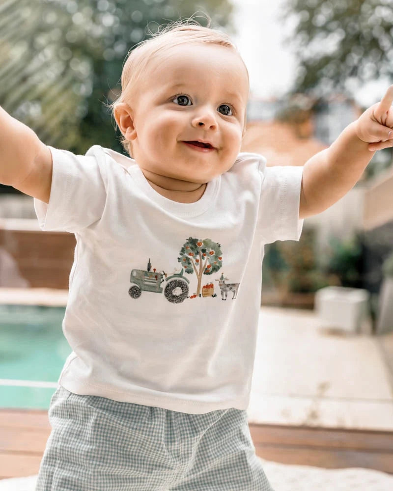 BEBE SCOUT ORGANIC TRACTOR TEE