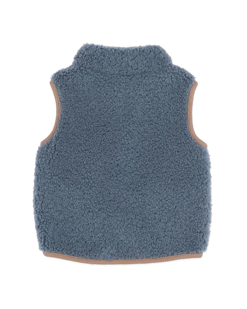 BEBE BLUE SHERPA VEST