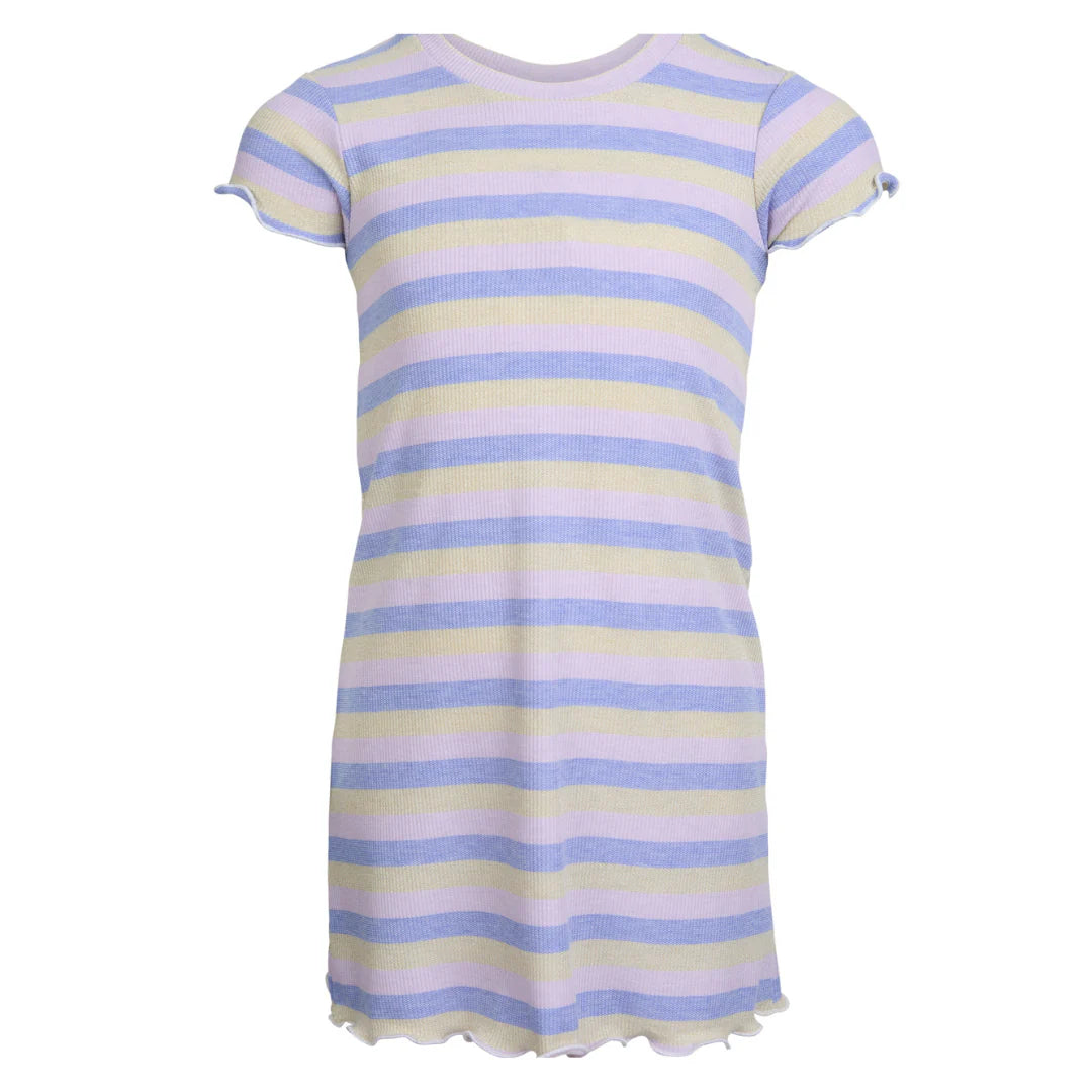 EVE GIRL CALLIE RIB DRESS PURPLE
