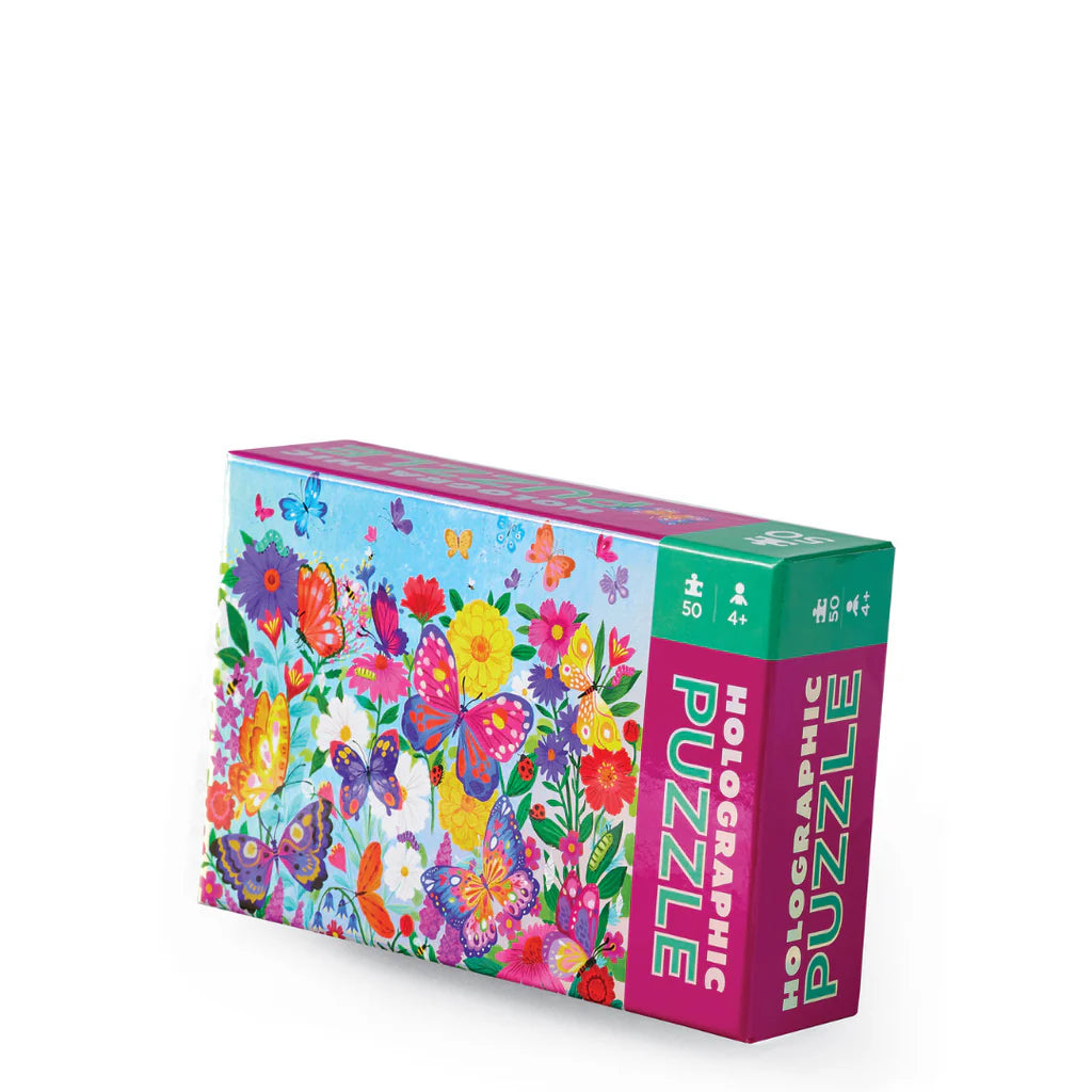 HOLOGRAPHIC PUZZLE 50 PC - BUTTERFLIES