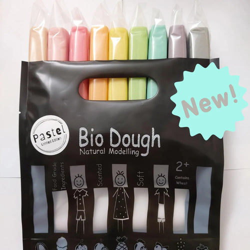 BIODOUGH PASTEL RAINBOW IN A BAG (9 COLOUR)
