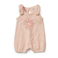 WILSON & FRENCHY SUNSHINE ORG TERRY TIE PLAYSUIT
