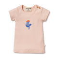 WILSON & FRENCHY ORG RIB TEE LITTLE FLOWER