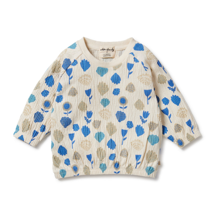 WILSON & FRENCHY OCEAN BREEZE CRINKLE SWEAT