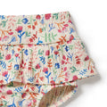 WILSON & FRENCHY TROPICAL GARDEN CRINKLE RUFFLE NAPPY PANT
