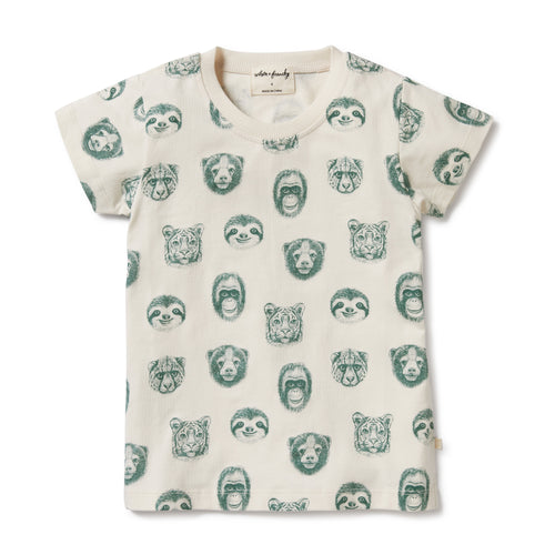 WILSON & FRENCHY HELLO JUNGLE ORGANIC TEE