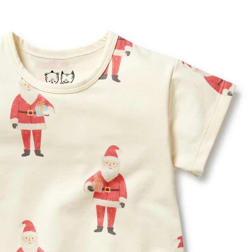 WILSON & FRENCHY HO HO HO ORGANIC GROWSUIT