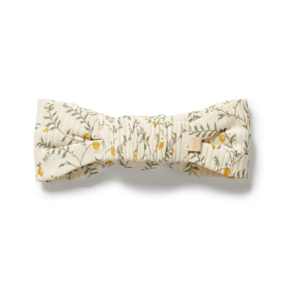 WILSON & FRENCHY LEMON LEAF ORGANIC HEADBAND