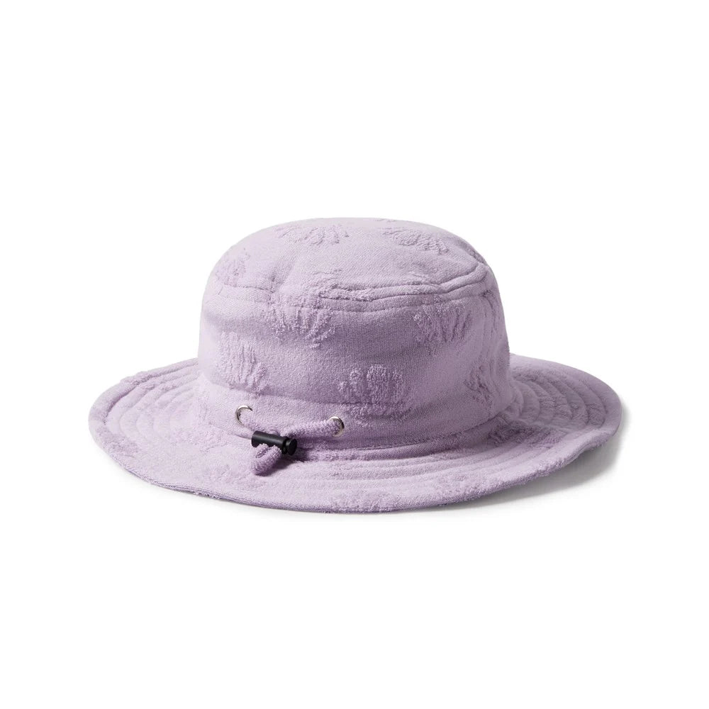 WILSON & FRENCHY LAVENDER SHELLS ORGANIC TERRY  SUN HAT