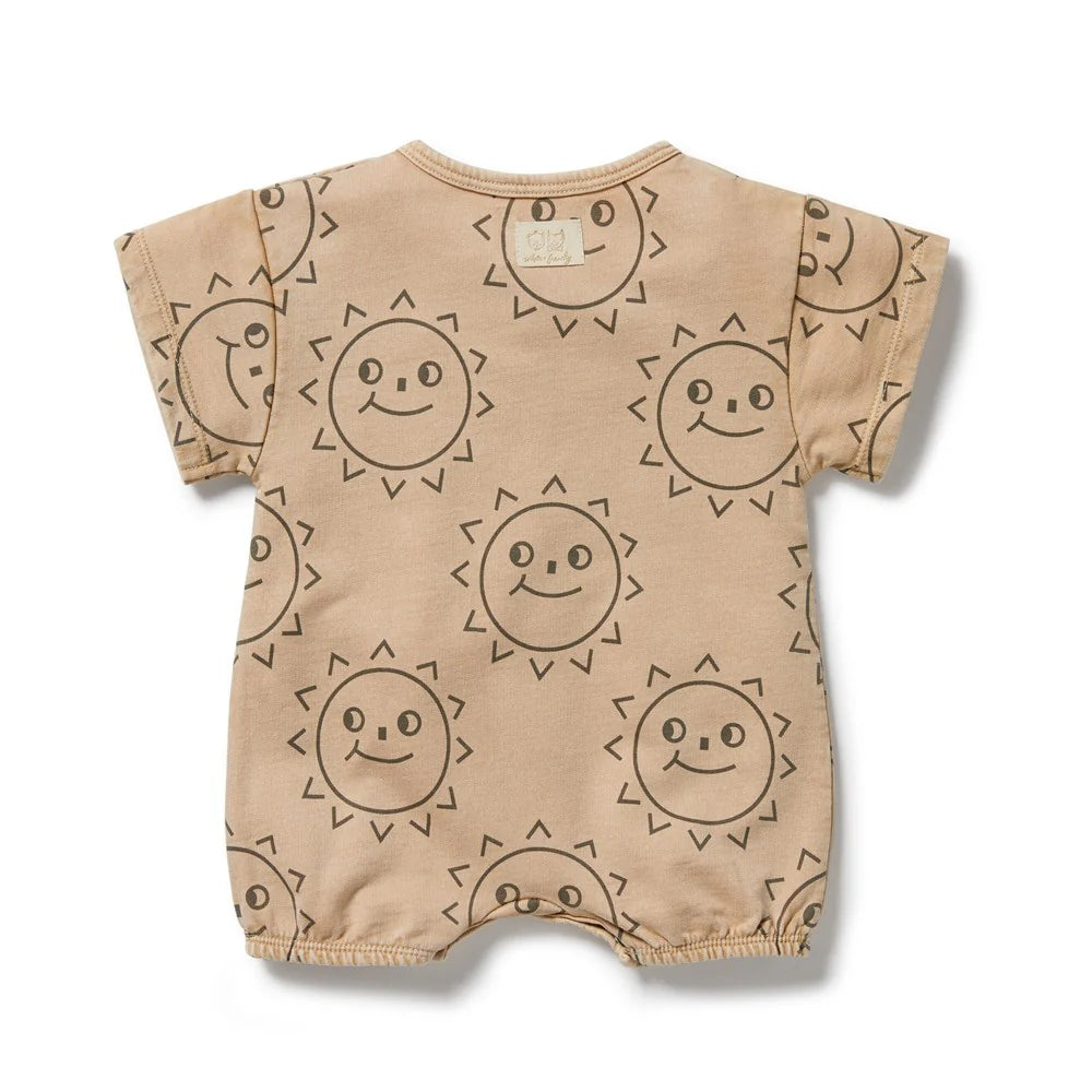 WILSON & FRENCHY HAPPY DAYS ORGANIC SWEAT GROWSUIT