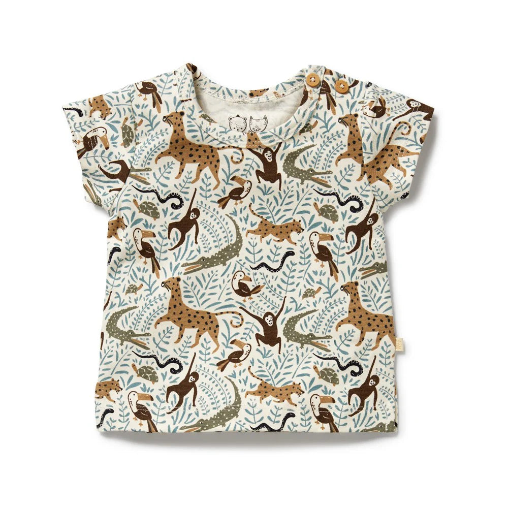 WILSON & FRENCHY MINI JUNGLE ORGANIC TEE