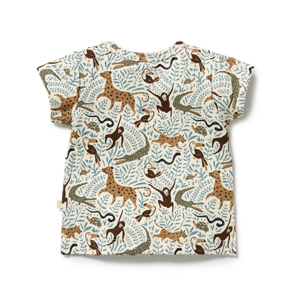 WILSON & FRENCHY MINI JUNGLE ORGANIC TEE