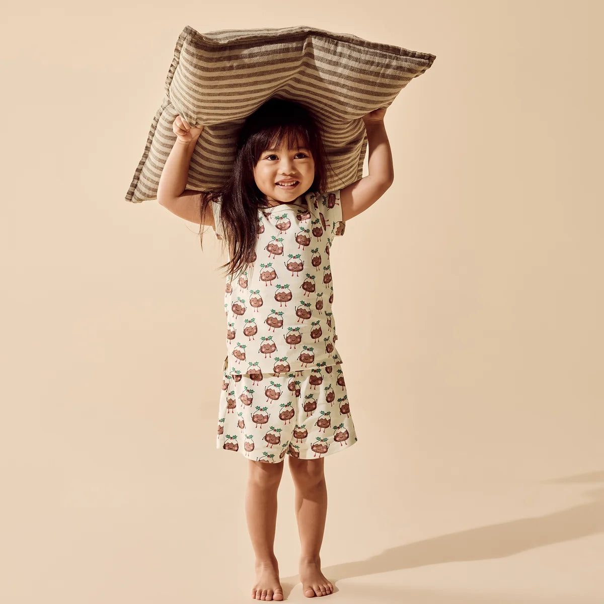 WILSON & FRENCHY LITTLE PUDDIN RIB SHORT SLEEVE PYJAMAS