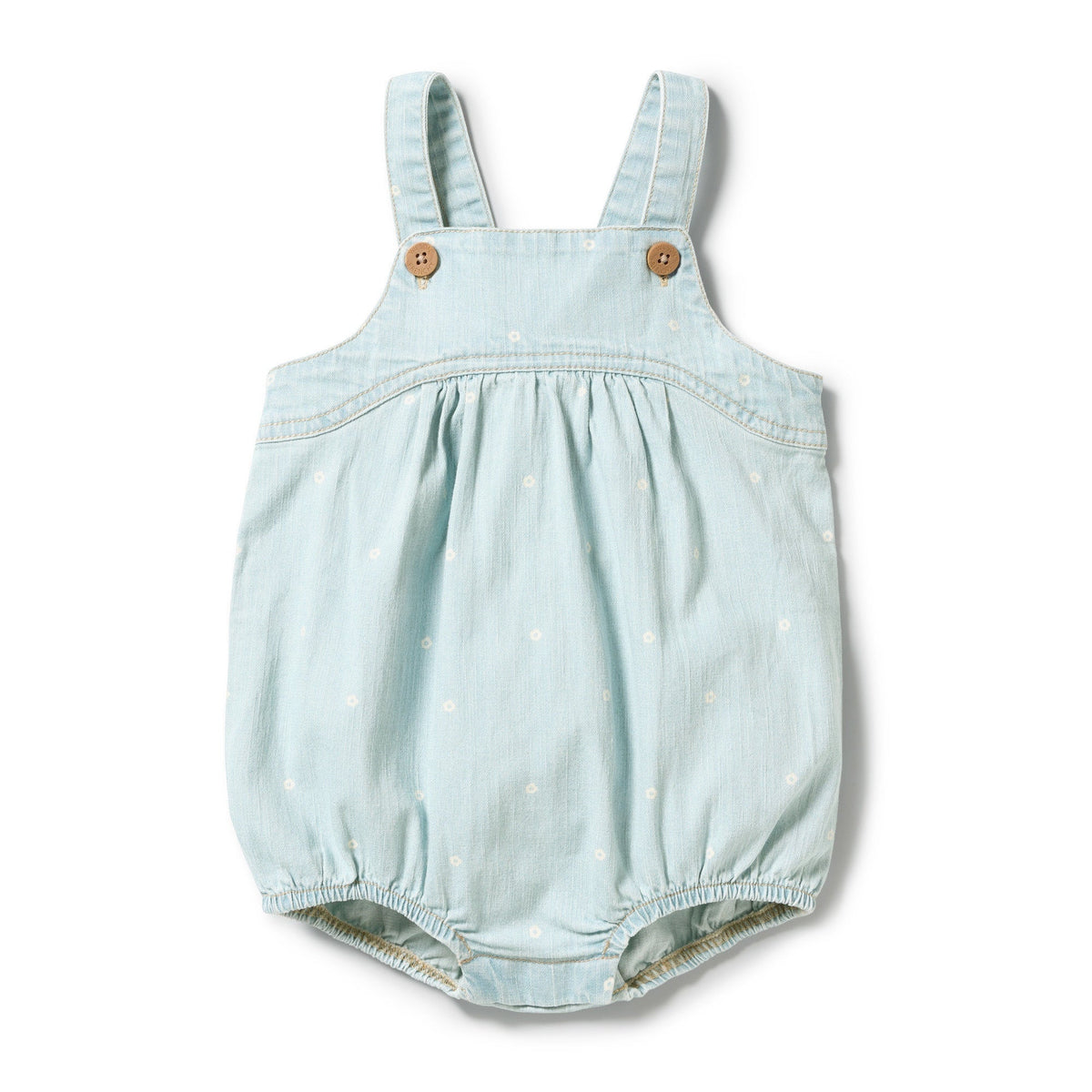 WILSON & FRENCHY DITSY DAISY DENIM BODYSUIT
