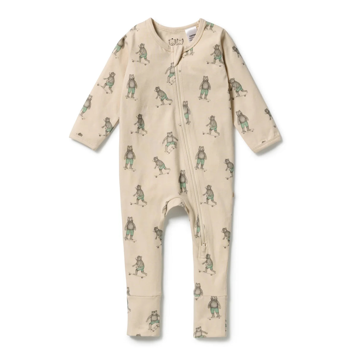 WILSON & FRENCHY SKATER CLUB ORG ZIPSUIT W FEET