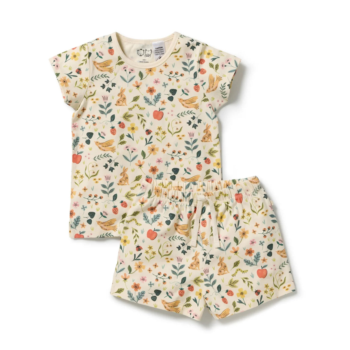 WILSON & FRENCHY SUMMER GARDEN SHORT SLEEVE PYJAMAS