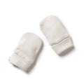WILSON & FRENCHY ORGANIC STRIPE RIB MITTENS CLAY