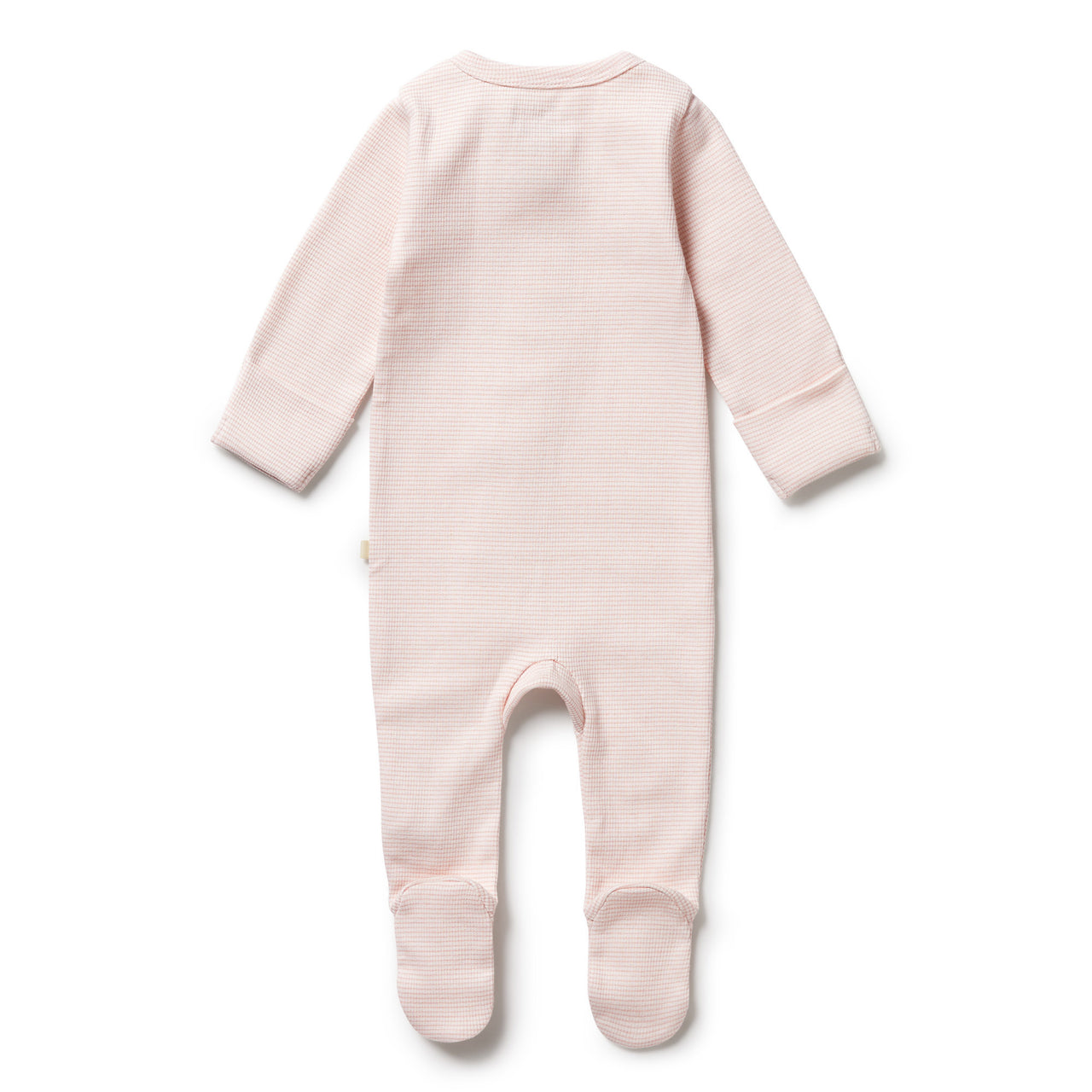 WILSON & FRENCHY ORG STRIPE ZIPSUIT CANTALOUPE