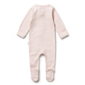 WILSON & FRENCHY ORG STRIPE ZIPSUIT CANTALOUPE