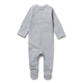 WILSON & FRENCHY ORG STRIPE RIB ZIPSUIT RAIN DROP