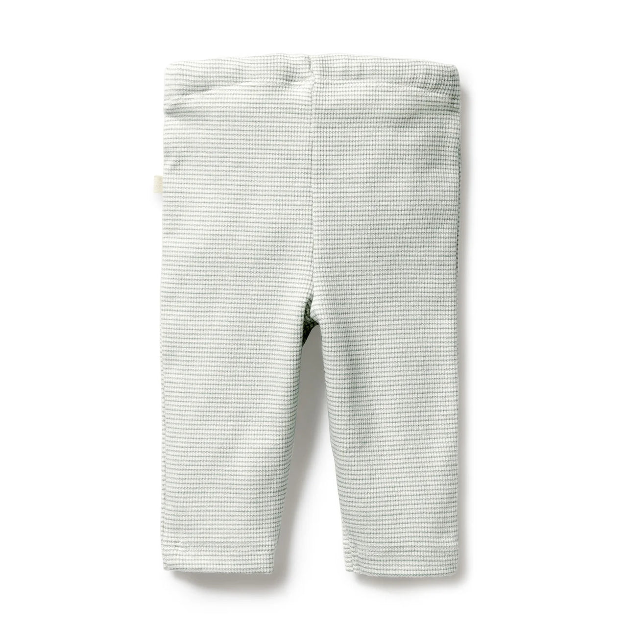 WILSON & FRENCHY ORGANIC STRIPE RIB LEGGING FERN