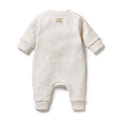 WILSON & FRENCHY OATMEAL ORGANIC QUILTED GROWSUIT