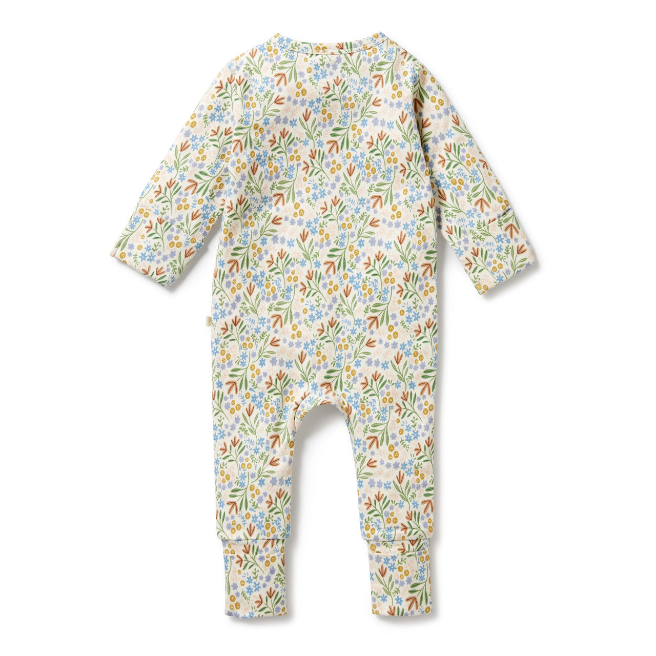 WILSON & FRENCHY TINKER FLORAL ZIPSUIT W FEET