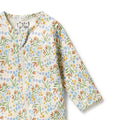 WILSON & FRENCHY TINKER FLORAL ZIPSUIT W FEET