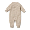 WILSON & FRENCHY ALMOND FLECK KNIT CABLE GROWSUIT