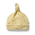WILSON & FRENCHY ORGANIC WAFFLE KNOT HAT LITTLE LEMON