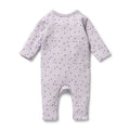 WILSON & FRENCHY ORG LULU DAISY WAFFLE RUFFLE ZIPSUIT